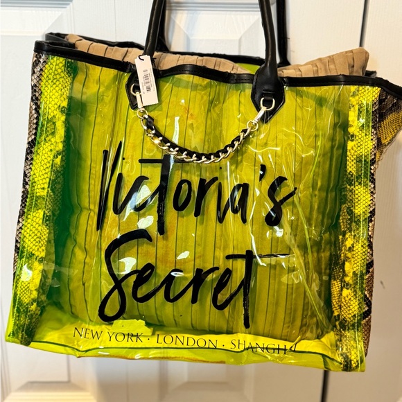 Victoria's Secret Handbags - Limited Edition Victoria's Secret Neon Python Angel
City Tote Bag